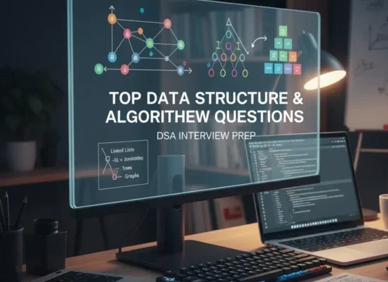 Top Data Structure Algorithm Interview Questions with Examples