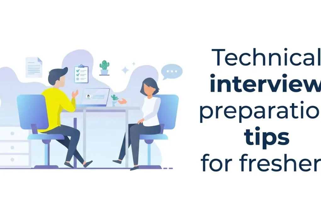 Technical interview preparation tips for freshers